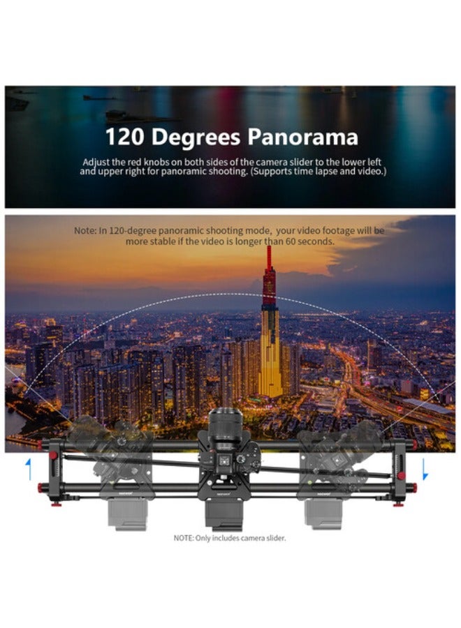 Neewer ER1 Motorized Wireless Carbon Fiber Camera Slider (80 Cm) - Image 4