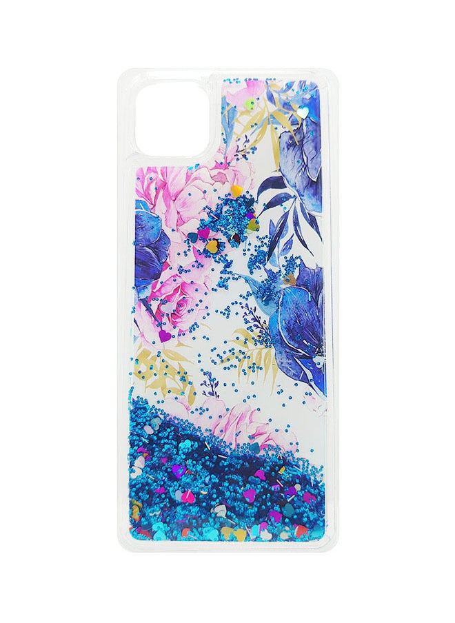 EYE CATCH Samsung Galaxy A22 5G Case For Women Girls Liquid Glitter Cover Sparkly Clear Shiny Bling Sparkle Phone Back Accessory Protection For Samsung Galaxy A22 5G Case Transparent  - Image 1