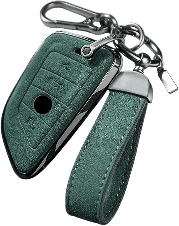غطاء حامل مفتاح سيارة Green Chain المتوافق مع سيارات BMW طرازات G20 وG30 وX1 وX3 وX5 - Image 1