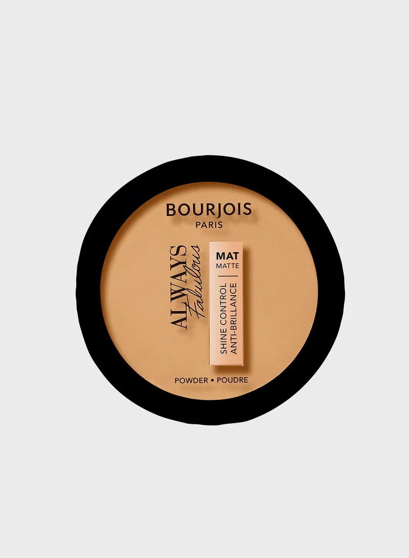 BOURJOIS PARIS Bourjois Always Fabulous Matte Pressed Powder – 215 – Golden Vanilla, 10g