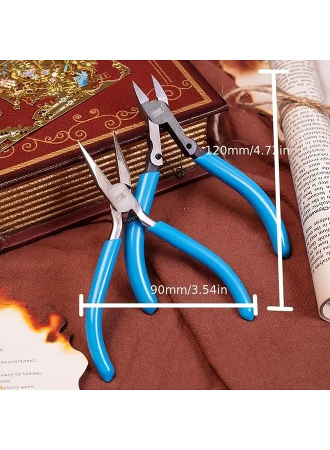 مجموعة كماشات ومقصات عالية الجودة لمجموعات نماذج معدنية ثلاثية الأبعاد للتجميع الذاتي والبناء الحرفي - Image 2