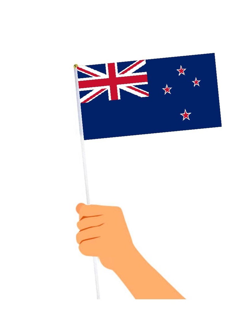 New Zealand Sports Fans Set - Pack of 3 Combo - Cap, Drawstring Bag, and Hand Flag - Ideal for Matches, Events, and Everyday Use - Perfect for Sports Fans - Image 5