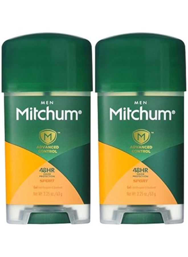 Mitchum مزيل العرق جل شفاف ميتشوم للرجال سوبر سبورت 225 أونصة 2 عبوة - Image 1