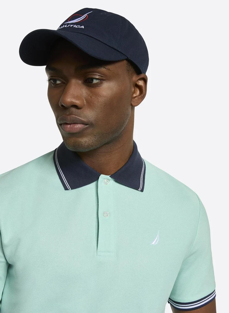 Nautica  Men Regular Fit Classic Polo Shirt for Smart Casual Style - Aqua for Men | Best Price UAE