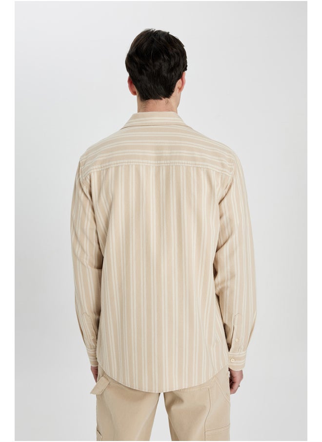 DeFacto - Man Regular Fit Woven Long Sleeve Shirt - Image 1