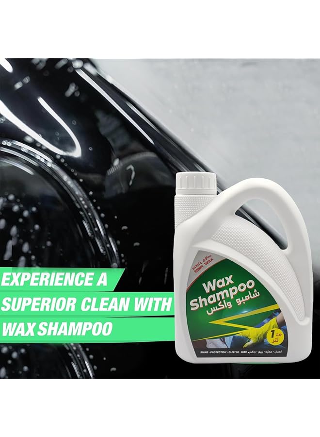 Generic 1Liter High Quality Shampoo, Ultra Shine Car Shampoo And Wax, Car Shine Shampoo And Wax, High Gloss Finish, Ph Neutral, Safe For All Vehicles - Swf-116  - Image 2