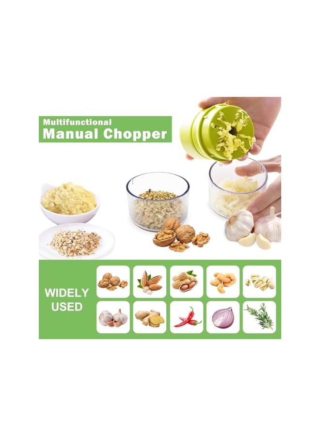 S-TOP Portable Manual Nut Grinder - Easy-to-Use Handheld Nut and Spice Crusher for Walnuts, Almonds, Pecans, Hazelnuts, Durable Compact Food Grinder for Kitchen Use, Green - Image 2