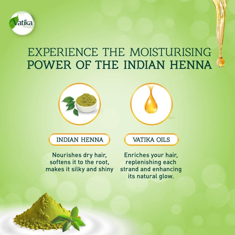 Vatika Naturals Indian Henna Conditioner 200ml - Herbal Conditioning Solution for Dry, Rough Hair - Image 4