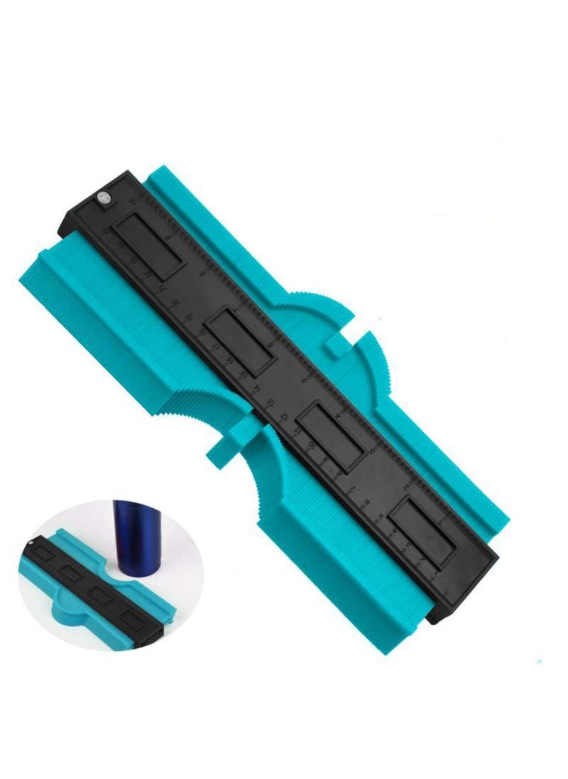 SHRADDHA MATERIALS SHRADDHA MATERIALS 10 Inch Contour Gauge Duplicator Irregular Profile Master Outline Gauge Standard Wood Marking Tool Tiling Laminate Tiles Edge Shaping Measure Ruler Multi  - Image 1