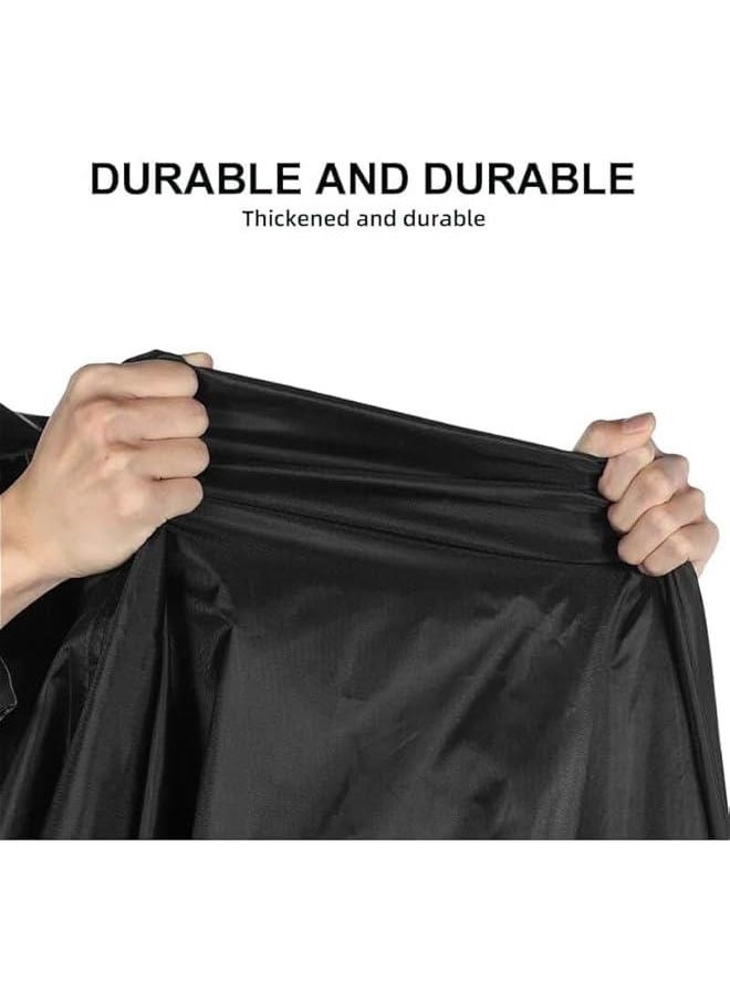 HOOKOR Bike Cover Outdoor Waterproof Bicycle Covers Rain Sun UV Dust Wind Proof for Mountain Road Electric Bike with Lock Hole,Black (75-01XL)  - Image 3