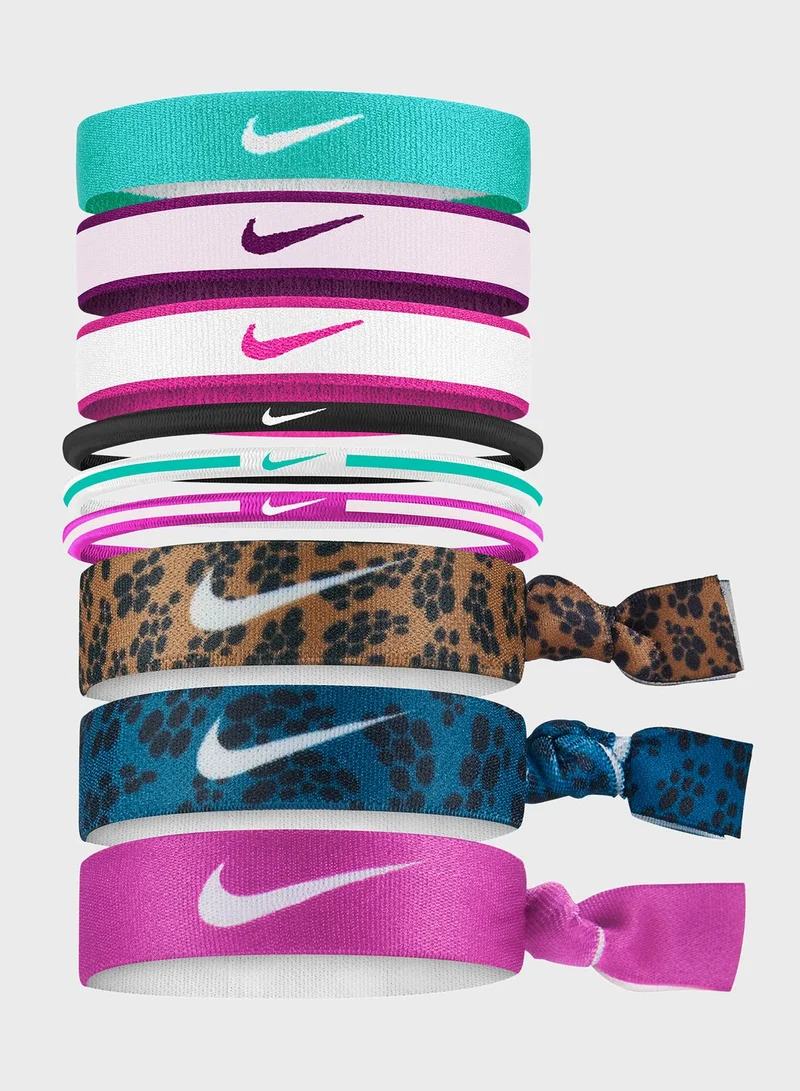 Nike 9 Pack Logo Hairbands