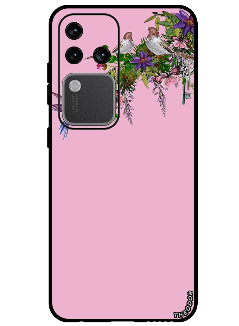 Theodor Protective Case Anti Scratch Shock Proof Bumper Cover For Vivo S18 Pro Birds - Image 1