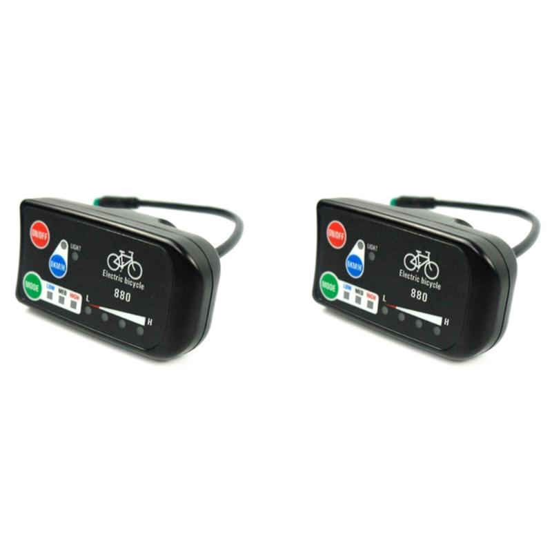 Ebike Controller: Compact Composite Material Smart Power Display - Real-time Battery Charge Status Power Supply for Ebike Riders, Daily Commutes, Outdoor Riding - Image 1