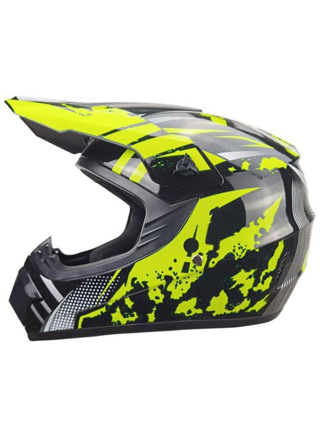 Bright Yellow Storm Motorcycle Kart Adult Helmet Small Lightweight Abs Off-road Helmet Colorful Motorcycle Helmet