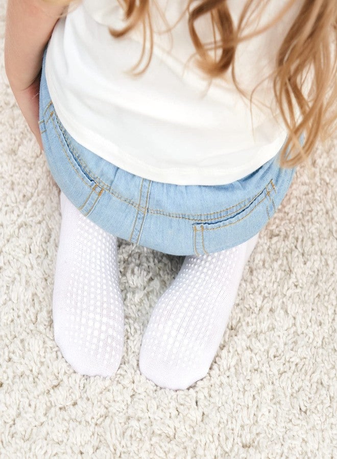 ZAPLES Baby Non Slip Grip Ankle Socks with Anti Skid Grippers Boys Girls Low Cut for Infants Toddlers Kids,White, 12-36 Months - Image 5