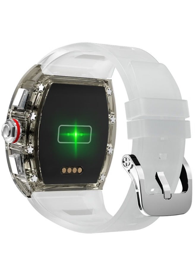 YD5 Waterproof Sports Smart Watch For Men`s, Crystal Shell Appearance, Richard Style, Multi Languages, Sports Record, Offline Payment And NFC Card Access Function