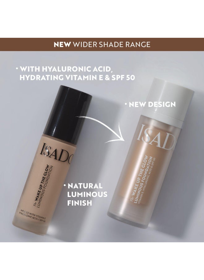 ISADORA - The Wake Up The Glow Luminous Foundation 9C Cool - Image 1