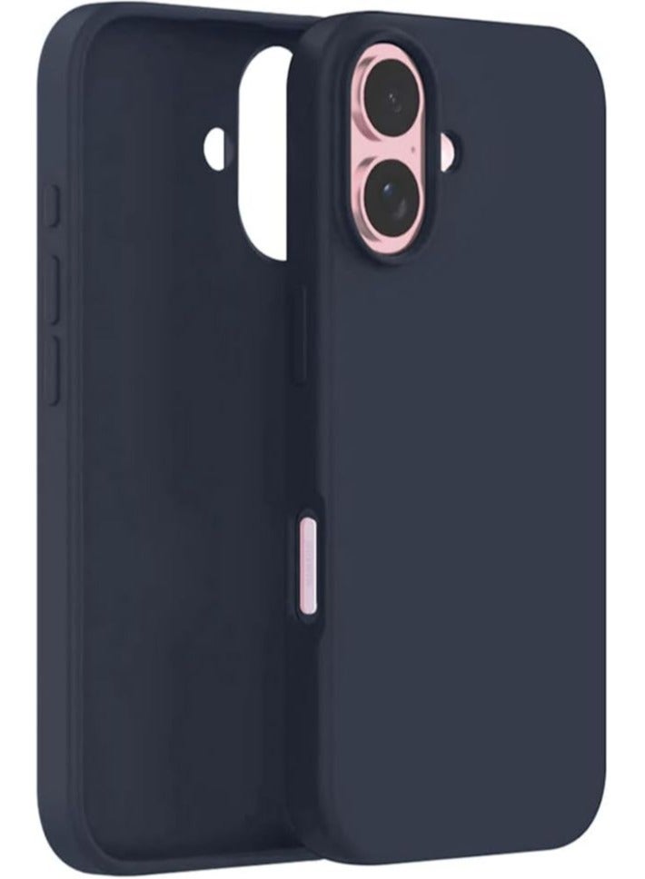 Liquid Silicone Case for iPhone 16 – Ultra Slim Design with Soft Anti-Scratch Microfiber Lining & Drop Protection