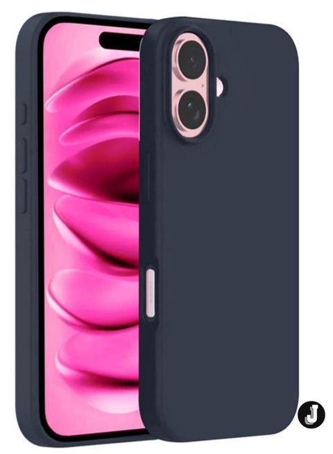 Liquid Silicone Case for iPhone 16 – Ultra Slim Design with Soft Anti-Scratch Microfiber Lining & Drop Protection