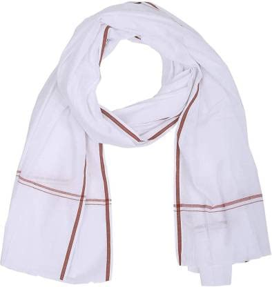 ROLIMOLI 100% Cotton Handloom Super Soft Gamcha White Full Size Traditional Indian Towel for Puja Samagri and Daily Use (2) - Image 3