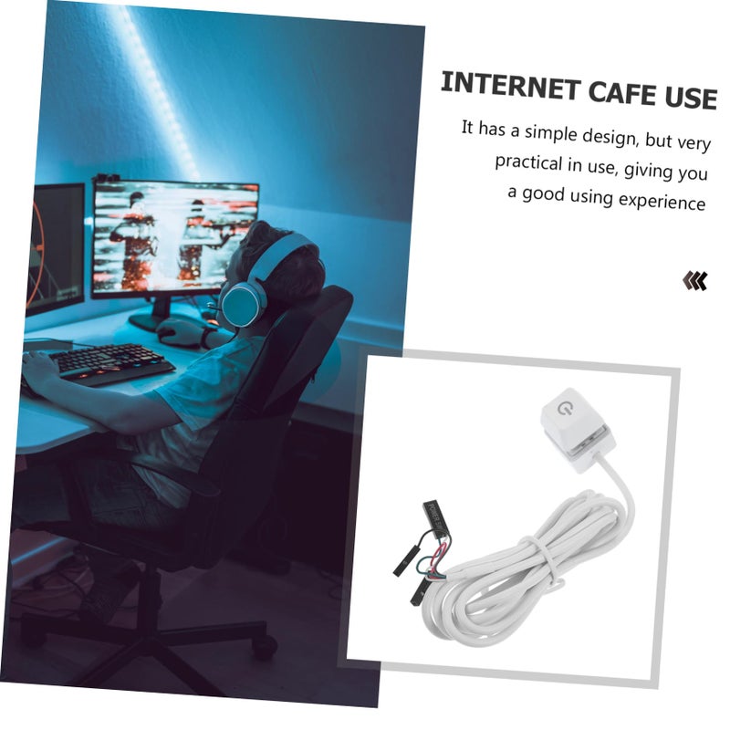 External Power Button Cable For PC Desktop Computer With LED Indicator 1 65m - Image 4