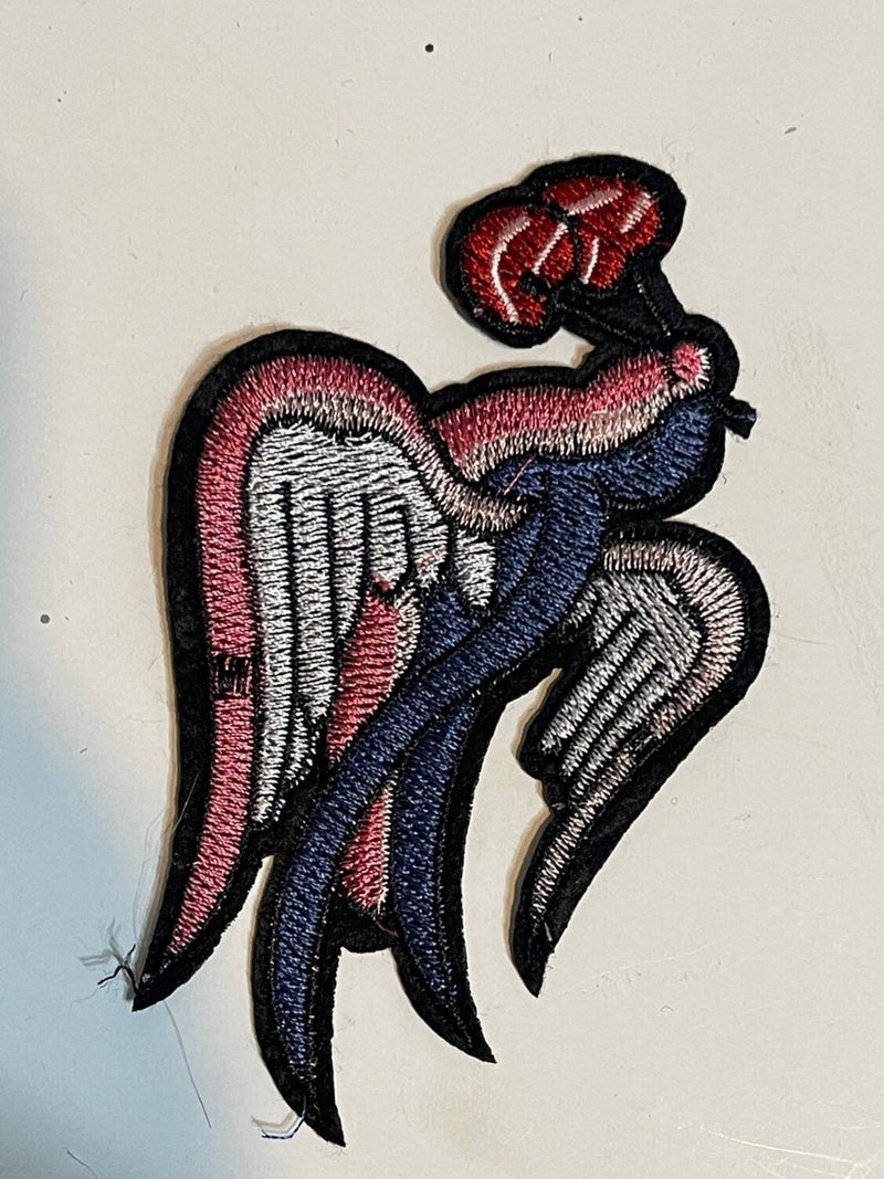 Gönülden Tasarım Heartfelt Design 12X7 cm Embroidery Bird Applique Badge Patch Accessory - Image 1