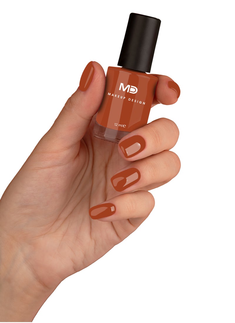 MD MAKE UP DESIGN MD European Nail Polish VENUS, Russet 255, 12 ml  - Image 2