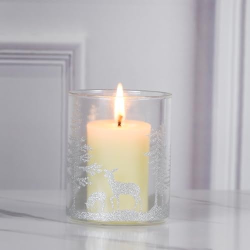 DEYBBY Beeswax Pillar Candles Set of 2, Smokeless Dripless Pure Beeswax Candle Set with Natural Scent for Room Decoration Prayer Party, Long Lasting Burn Time,2x4 inch,White Raw - Image 3