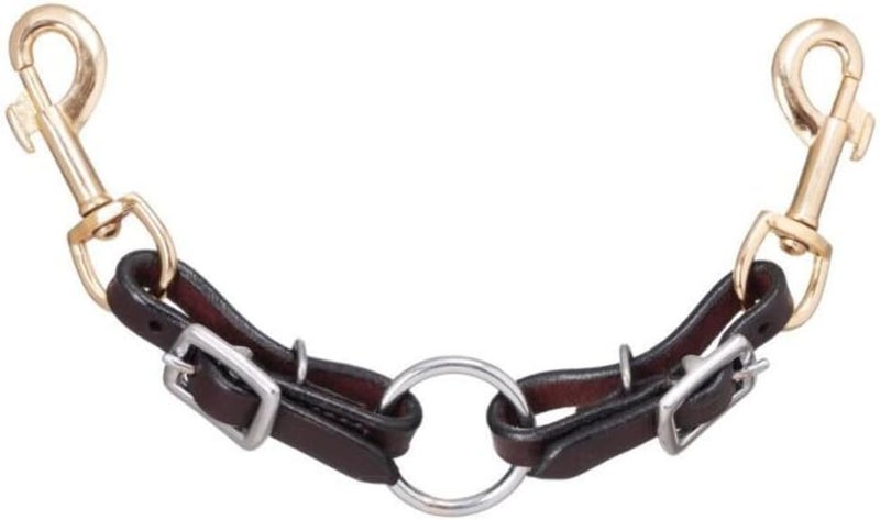 Tough 1 Lunge Line Connector - Latigo Leather Training Aid