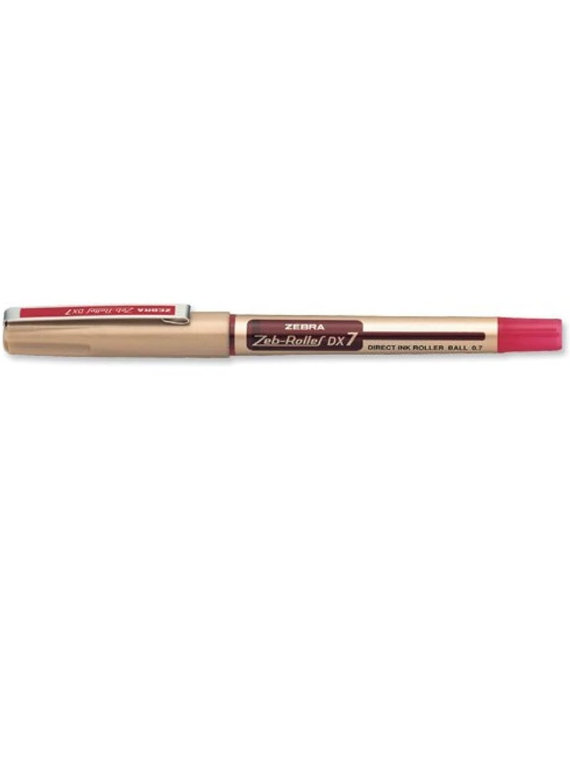 ZEBRA 10 Piece Direct Red Ink Roller Ball Pen 0.7mm  - Image 2