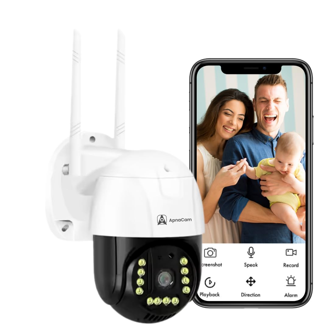 apnacam Apnacam Apnacam Sim Support Outdoor Smart Security Camera 360 With Pan Tilt Two Way Talk Human Detection Night Vision Supports Card Wireless Survillance Camera