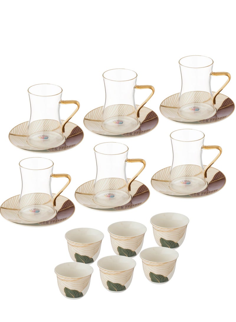 Dania Saudi tea and coffee set of 18 - Image 3