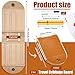 Liliful 2 Pack Travel Cribbage Board Game Sets Portable Foldable Leather Mini Cribbage Board Each Set with 4 Metal Pegs 2 Track 1 Storage Slot for Travel Friends Family Game Nights Gift - Image 4