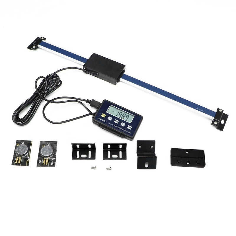 SHAHE Digital Readout Linear,0-300mm/12'' Magnetic Linear Scale,Large LCD Readout Scale for Milling Machine - Image 1
