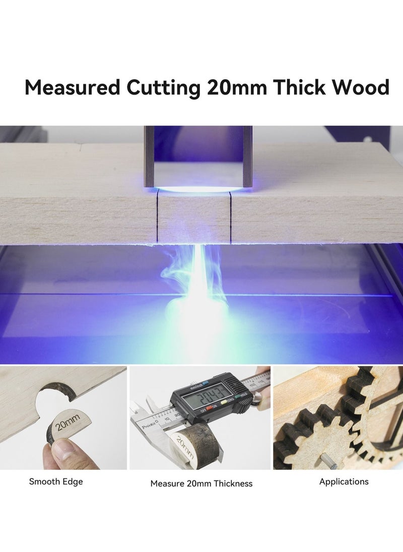 ATOMSTACK - Atomstack S10 Pro Laser Engraving Machine,304 Mirror Stainless Steel Engraving, High-Energy Wood Cutting - Image 1