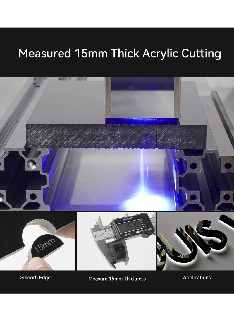 ATOMSTACK - Atomstack S10 Pro Laser Engraving Machine,304 Mirror Stainless Steel Engraving, High-Energy Wood Cutting - Image 1