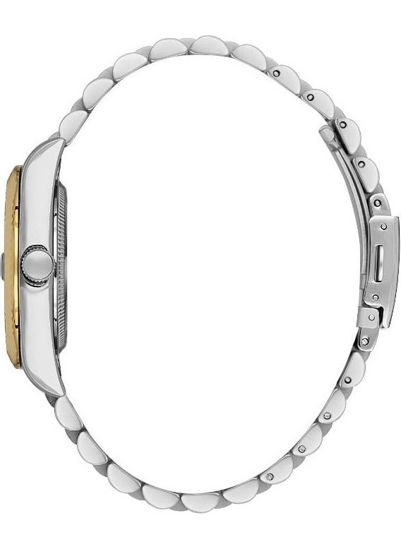 DANIEL KLEIN - DK.3.10038-3 Domed Calendar Day Display Roman Numeral Steel Plated Metallic-Gold Color Women's Wristwatch - Image 1