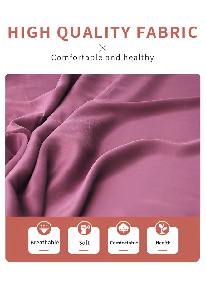 GROIC Women's 2 Piece Tracksuit Workout Outfits Workout Sets, High Waist Leggings and Short Sleeve Yoga Active-wear Matching Gym Clothing Set Pink Size M - Image 3