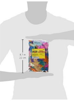 School Smart Creativity Street Marabou Feathers, Assorted Colors, 1/2 Ounce Bag, Pack Of 150  - Image 3