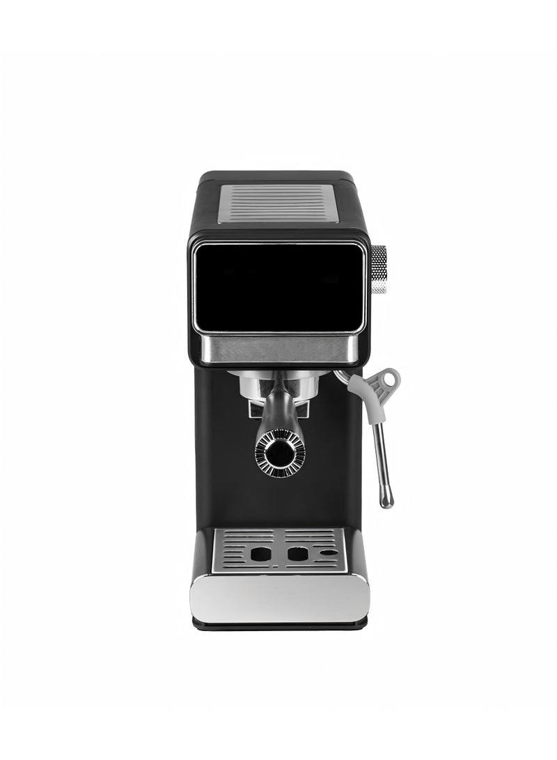 20Bar Touch Screen Espresso Machine for Home | Instant Heating & 304 Stainless Steel Steam Wand | 1300W Professional Coffee Maker with Alloy Brewing - Black (TY-8190)  - Image 3