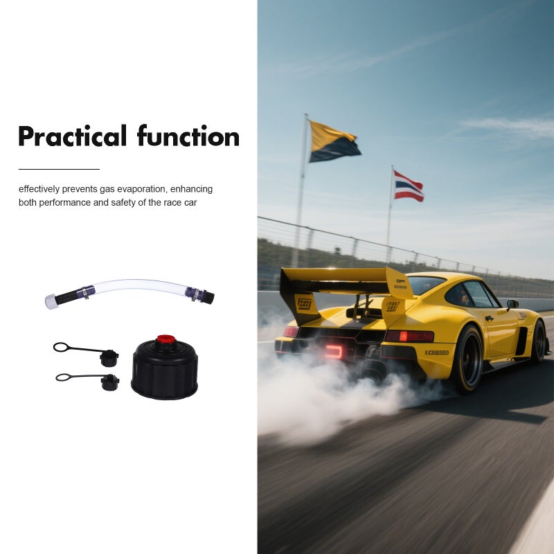 1 Set Racing Gas Jug Cap Racing Oil Filler Hose Vent Can Cap With Hose Kits For Gasoline Container Gas Jug Replacement - Image 5