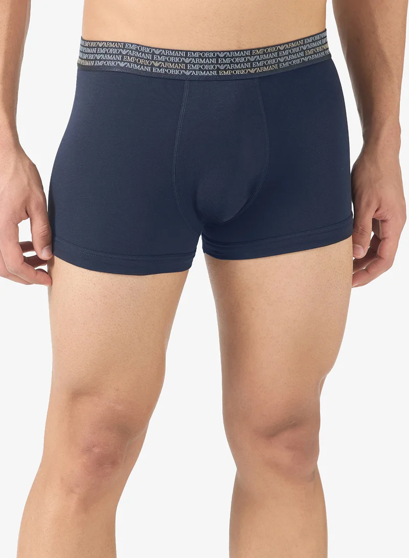 EMPORIO ARMANI  2 Pack Of Logo Boxers for Men | Best Price UAE