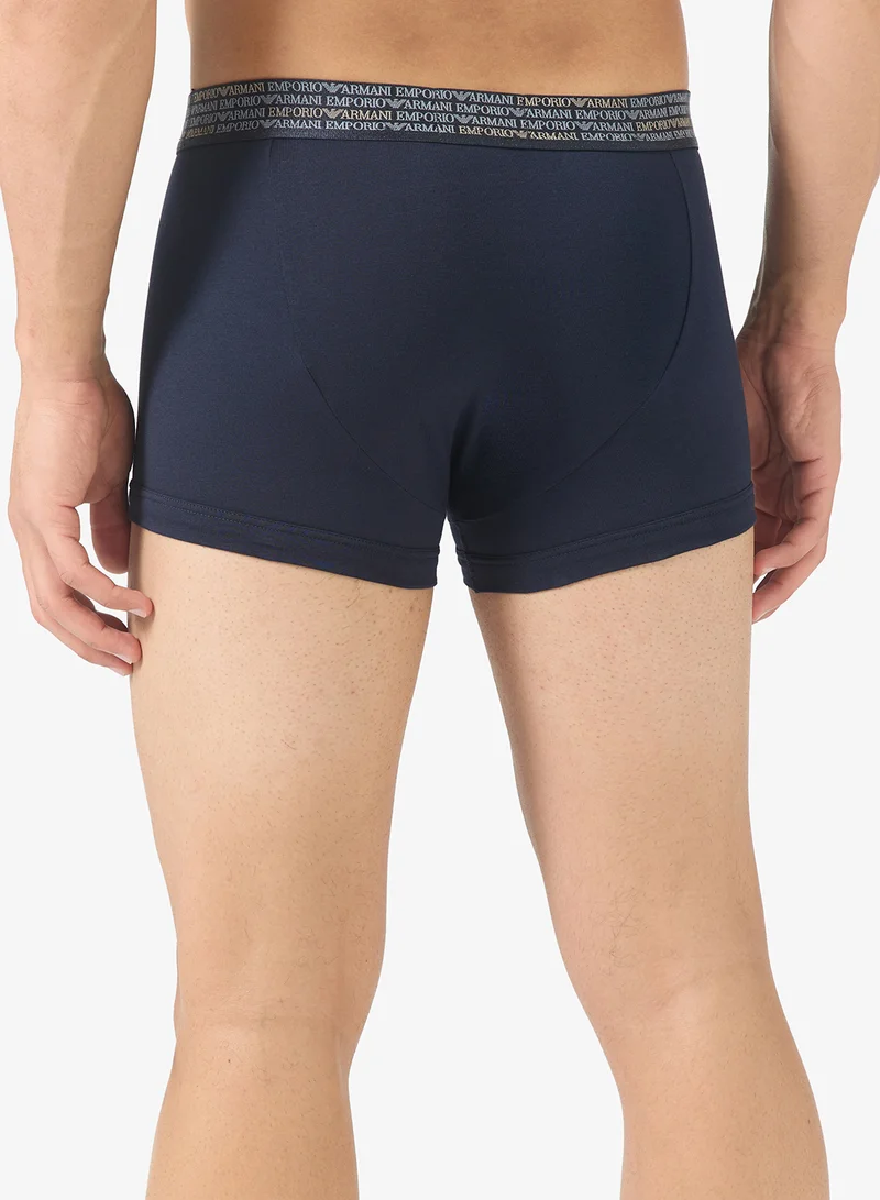 EMPORIO ARMANI  2 Pack Of Logo Boxers for Men | Best Price UAE