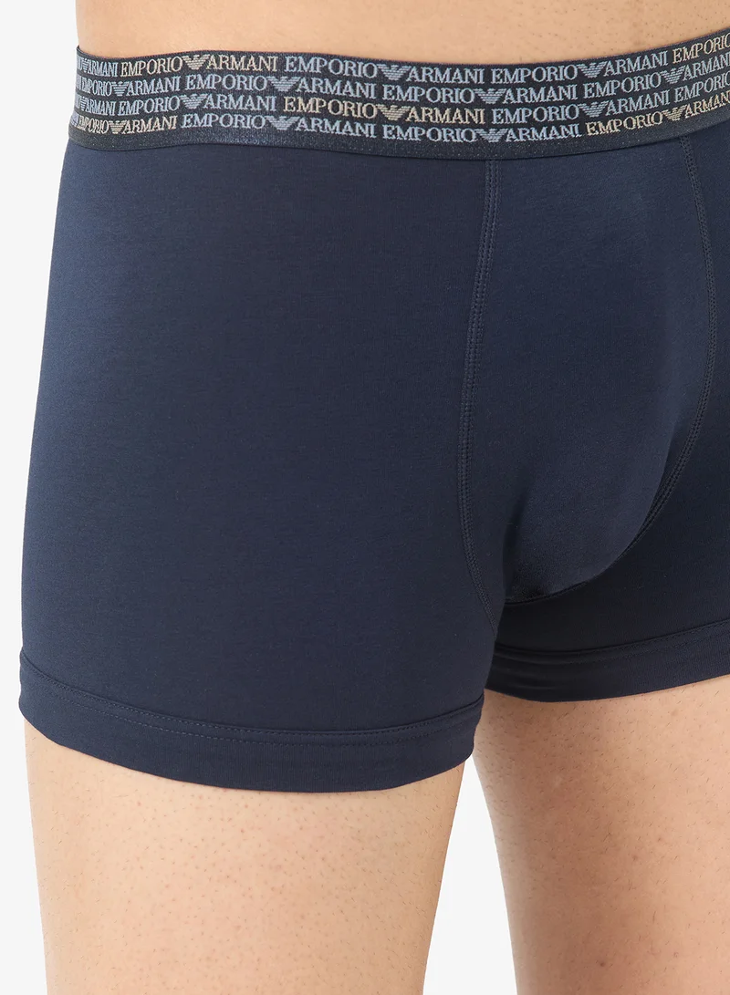 EMPORIO ARMANI  2 Pack Of Logo Boxers for Men | Best Price UAE