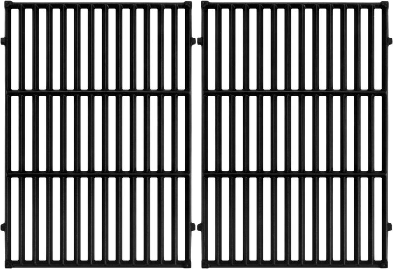 GGC 18.75" Grill Grates for Weber Genesis ii E-310, E-315, E-325, E330, E335, S-310, S-335, S-345 Genesis II LX S-340, LX E-340, 2 PCS Cast Iron Grates for Weber 66095 66802 - Image 1