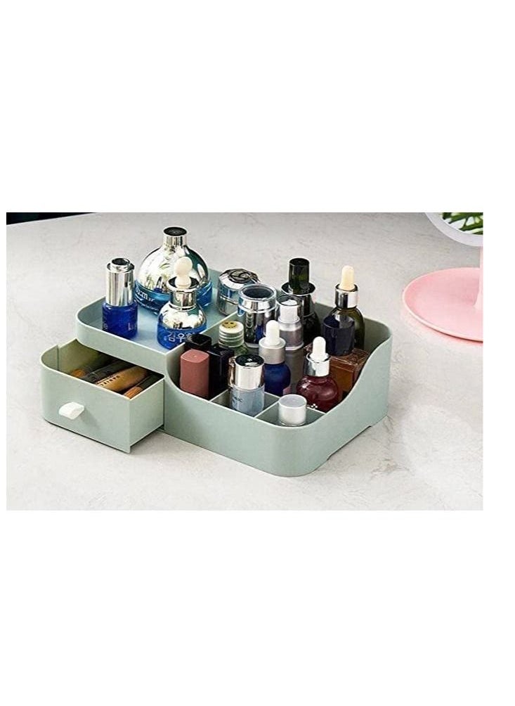 Generic - Plastic makeup organizer with drawer - Image 1