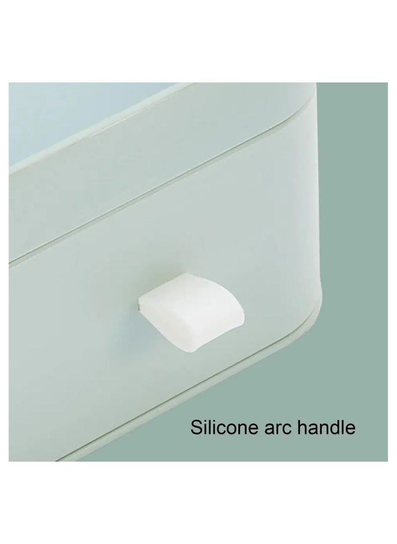 Generic - Plastic makeup organizer with drawer - Image 1