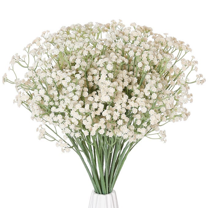 10PCS BABIES BREATH FLOWERS 236 ARTIFICIAL GYPSOPHILA BOUQUETS REAL TOUCH FLOWERS FOR WEDDING HOME DIY DECOR