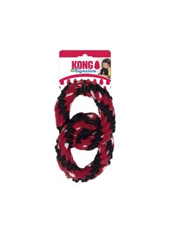 KONG Signature Rope Double Ring Tug Dog Toy, Durable Tug & Fetch Toy for Dogs, Soft Stretchy Braided Cotton Rope Toy, Gentle on Dog's Mouth, Cleans Teeth, Easy to Grab, Dogs - pzsku/Z3BE38399BDFDDB6447C6Z/45/_/1738306517/3d8a8989-aced-442e-adf7-6112bc92d165