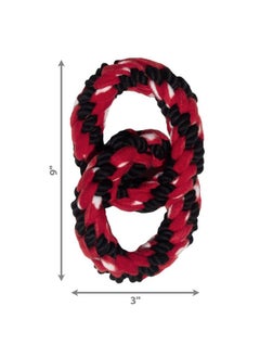 KONG Signature Rope Double Ring Tug Dog Toy, Durable Tug & Fetch Toy for Dogs, Soft Stretchy Braided Cotton Rope Toy, Gentle on Dog's Mouth, Cleans Teeth, Easy to Grab, Dogs - pzsku/Z3BE38399BDFDDB6447C6Z/45/_/1738306559/7834d67b-c735-428c-a2fc-4ad5c633d1da